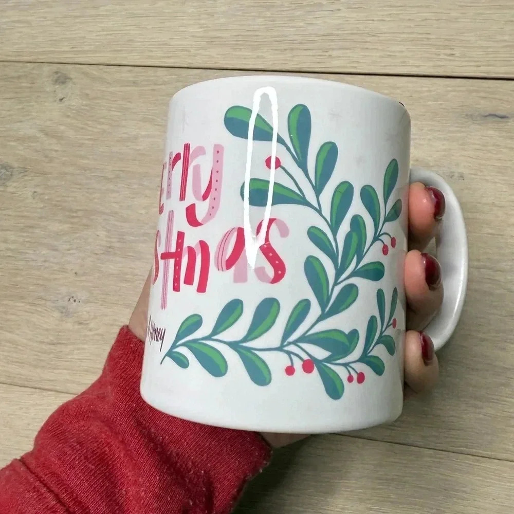 Merry Christmas Hand Painted Mug - Picture 2 of 6